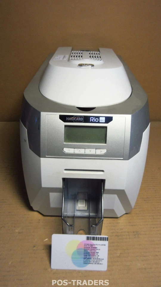 Magicard Rio Pro STD Duo Thermal ID Color ID Card Badge Printer 3652-0021 LINES - Image 1 of 4