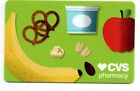 CVS Apple Banana Pretzel Snacks Yogurt Nuts Gift Card No $ Value Collectible