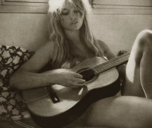 Brigitte Bardot Sexy Nude With Guitar Vintage  8x10 Photo Print - Picture 1 of 1