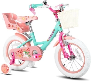 Unicorn 12/14/16/18 Inch Girls Bike for 2-9 Years Old Kids, 12/14/16/18 Inch Gil - Picture 1 of 9