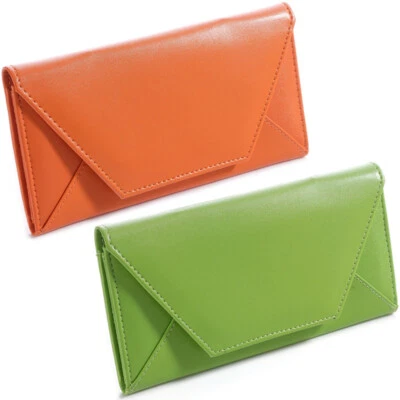Women Leather Clutch Wallet Long Envelope Card Holder Phone Purse Bag Handbag US - Image 1 of 4