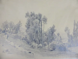 Ludwig Willroider Bleistift Zeichnung Landschaft Baumlandschaft Südtirol (112) - Picture 1 of 13