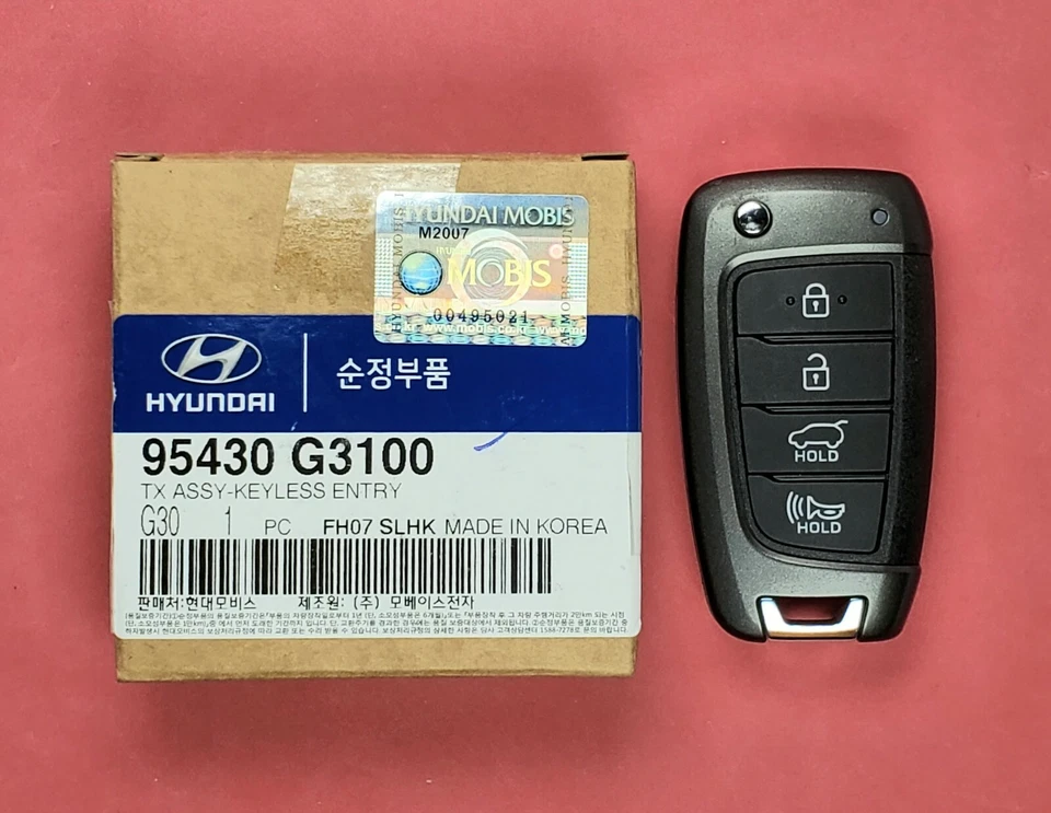 Nuevo OEM Hyundai Elantra GT Control Remoto Llave Abatible 4B Escotilla OSLOKA-450T (PD) 95430-G3100 Foto 1 de 3