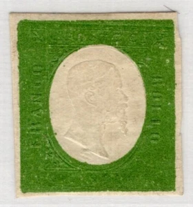 ITALY / SARDINIA 1854 / SASSONE # 7 MINT NO GUM – CV 28000€ (ZZ380) - Picture 1 of 3