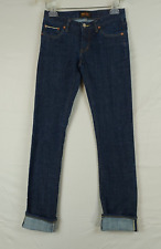 WeSC 5-Pocket Raw Stretch Selvage Denim Jeans Tight Ladies Straight 26 (28x32)