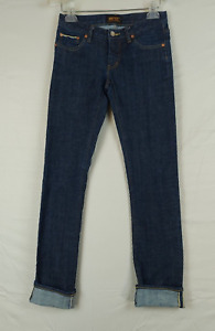 WeSC 5-Pocket Raw Stretch Selvage Denim Jeans Tight Ladies Straight 26 (28x32)