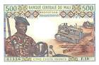 Mali  500  Francs  ND. 1973  P 12e  Series  F.19  Uncirculated Banknote LL44
