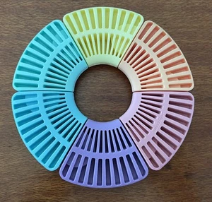 Jellystone Australia Pastel Rainbow Teething Puzzle - Picture 1 of 2