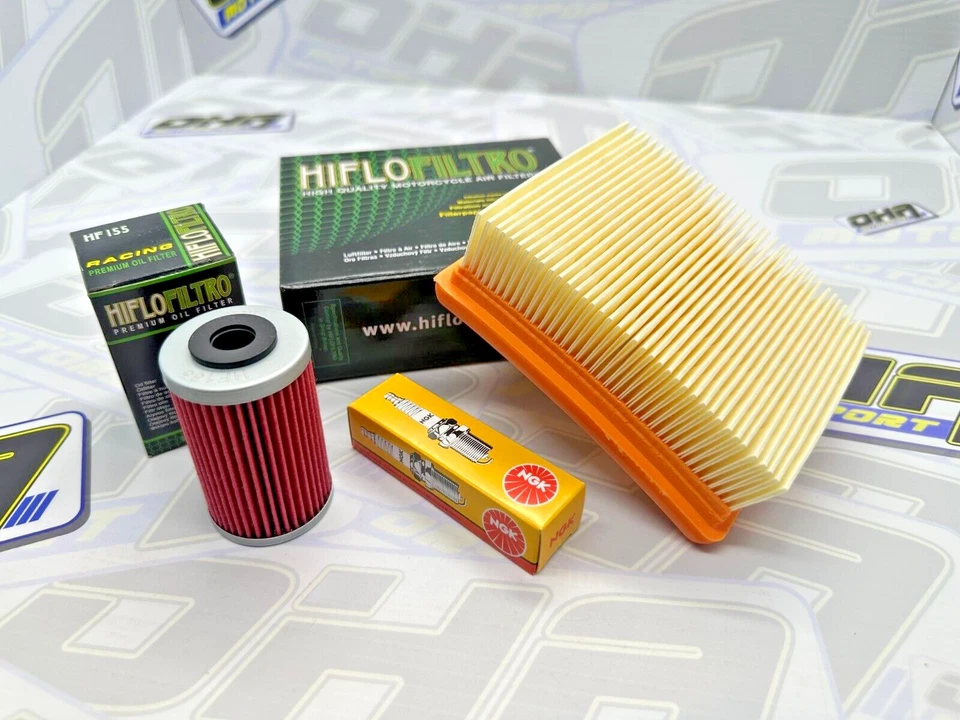 NUEVO filtro de aceite filtro de aire y bujía kit de servicio para KTM 125 Duke 2011-2016 Foto 1 de 1