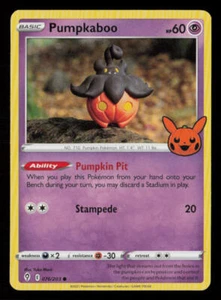 Pumpkaboo Trick or Trade BOOster #076/203 Promo Pokemon Card - Picture 1 of 2