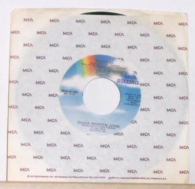 Olivia Newton John - Physical / The Promise (The Dolphin Song)  45 Single Record - Image 1 of 2