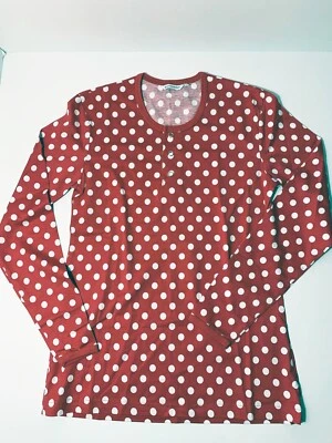 Camiseta Top Mujer Marimekko Roja Lunares Nueva XS Foto 1 de 4
