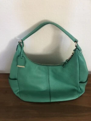 Bolso de Mano Cole Haan Cuero Verde Ligeramente Usado Foto 1 de 4