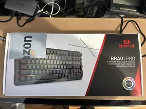 Redragon K688GB-PRO Bragi Pro | 3-Mode BT/2.4g/Wired Gaming Keyboard - Picture 1 of 11