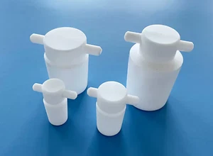 TAPÓN SÓLIDO PTFE Telfon #24 #19 #29 #34 #40 #45 #12 - Imagen 1 de 3