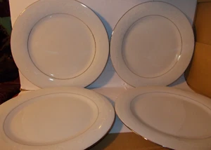 Crown Ming Fine China Jian Shiang Royal Palm dinner plates 4 used - Picture 1 of 2