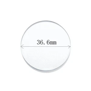 For Dial Caliper Test Indicator Replacement,36.6mm Dia Curved Crystal Cover Lid - Picture 1 of 3