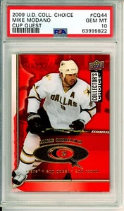 2009 Upper Deck Collectors Choice Mike Modano Cup Quest HOF PSA 10 Pop 3 - Picture 1 of 2