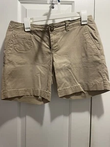 Juniors School Uniform Shorts, Tan, Old Navy, 5-Pocket, Low Rise, Size 6 - Picture 1 of 5