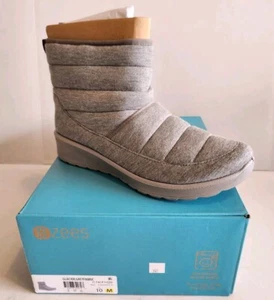Bzees Women's Glacier Side Zip Ankle Boots Grey Size 10 M - Picture 1 of 6