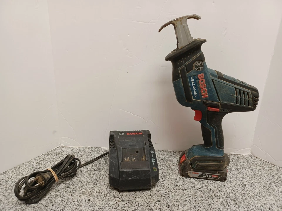 Bosch GSA18V-083 18-Volt Variable Speed Cordless Reciprocating Saw Set, a-x - Image 1 of 4