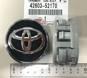 Tapacubos de rueda central TOYOTA VITZ SIENTA AQUA Corolla PRIUS 42603-52170 genuino - Imagen 1 de 9