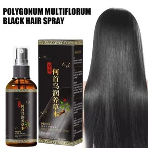Polygonum Hair Essence Spray Restore Black Hair Serum Moisturize X7S3 - Picture 1 of 13