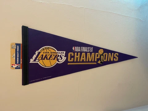 Los Angeles Lakers 2020 NBA Champions Prememium Pennant Cover