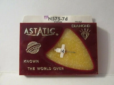 Vintage Astatic  N575-7d Diamond Phonograph Record Album Player Stylus Needle - Image 1 of 2