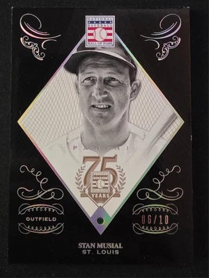 2014 Panini Hall-of-Fame | Stan Musial /10 St. Louis Cardinals - Image 1 of 2