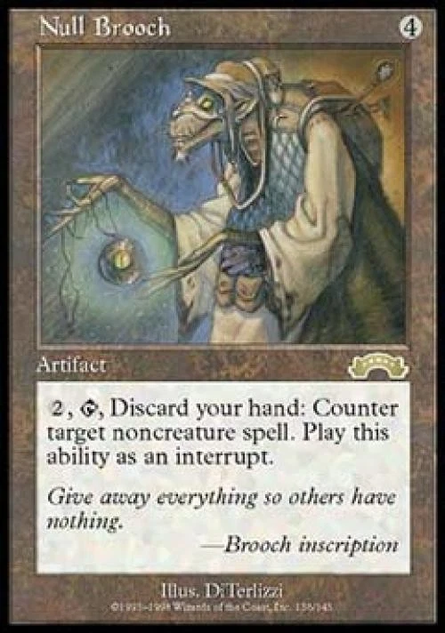 Null Brooch - Medium Play MTG Exodus - Image 1 of 1