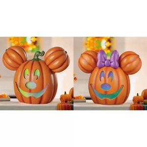 Disney 20” Mickey or Minnie Light-Up Halloween Pumpkin | Music & Timer - Picture 1 of 9