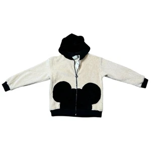 Disney x Forever 21 Fleece Micky Mouse Hooded Youth Jacket 14 XL NWT - Picture 1 of 6