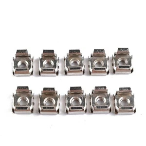 10Pcs M5 Cage Nuts With Screws For Square Hole Racks Server Rack Cabinet - Picture 1 of 12