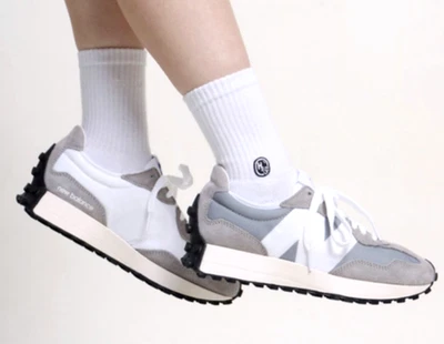 New Balance 327 Unisex Women 11 / Men 9.5 Casual Sneaker Shoes Grey White - Image 1 of 4