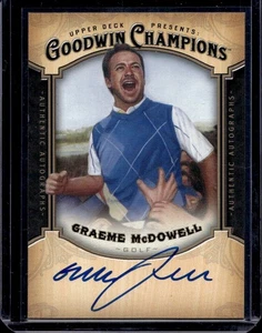 Graeme McDowell On Card Auto 2014 Upper Deck Goodwin Champions Autograph Golf - Picture 1 of 2