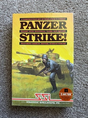 Panzer Strike! for Commodore 64 & 128 - SSI, all original inserts - Image 1 of 3