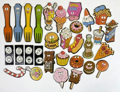 1981 Colorforms Tummy Ache Silly Spoof Food Juego de Mesa Piezas Foto 1 de 4