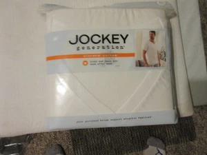 Herren T-Shirts V-Ausschnitt XL 46-48 Jockey Generation 3 Stück weiß Baumwolle NEU - Bild 1 von 21