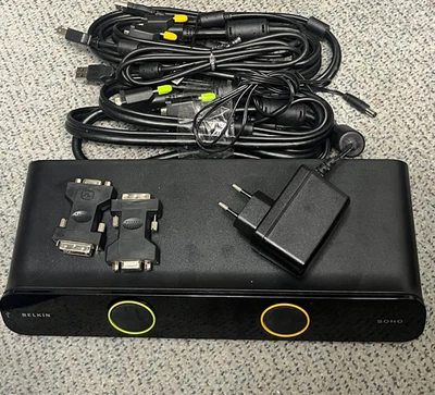 Belkin SOHO 2-Port DVI KVM SwitchModel # F1DD102L - Bild 1 von 3