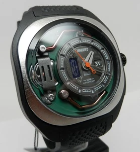 Herrenuhr groß 46 mm Elektriker Stil Z elektrisches Phänomen zeitgenössisch - Bild 1 von 12