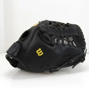 Wilson Jugend schwarz RHT verstellbare Manschette fünf Finger Baseball Handschuh 11" A2451 - Bild 1 von 8