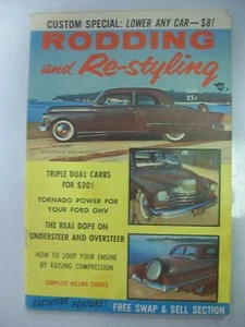 Rodding and Re-styling June 1957 Hot Rod Magazine - Imagen 1 de 1