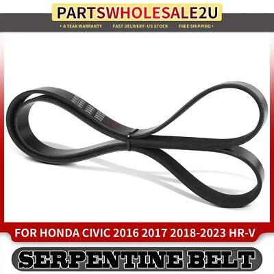 Nuevo cinturón serpentino 56,3 pulgadas para Honda Civic 2016 2017-2023 HR-V 2023 L4 2,0 L Foto 1 de 4
