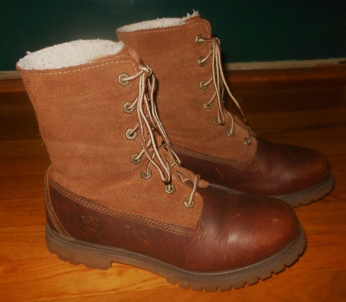Stivali donna Timberland Teddy Fleece impermeabili taglia 8 M ottime condizioni