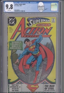 Action Comics #643 CGC 9.8 1989 DC Comics George Perez Cover, Story & Art - Picture 1 of 4