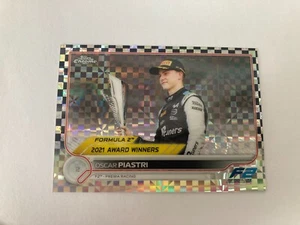 2022 topps chrome formula 1 OSCAR PIASTRI checkerflag (1 per Box) refractor #199 - Bild 1 von 2