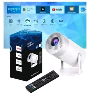 Smart Projector MG50 300 ANSI Portable HD Cinema Theatre ATV Android 11 4K - Picture 1 of 18