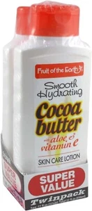 Fruit of Earth Lotion Cocoa Butter With Aloe & Vitamin E Lotion 11 oz - Picture 1 of 3