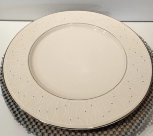 Shinepukur Silver Palace Ivory China Plate  10.5" - Picture 1 of 5